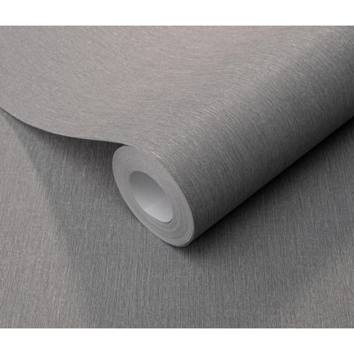 Finom vonalazású texturált egyszínű minta szürke/sötétszürke és ezüst tónus finom mintafény tapéta