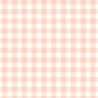   Friss és trendi gingham kockás természetes szövetminta krémfehér babarózsaszín és bézses rózsaszín tónus tapéta