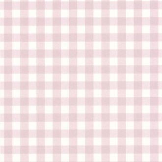   Friss és trendi gingham kockás természetes szövetminta krémfehér pármai lila és világos lila tónus tapéta