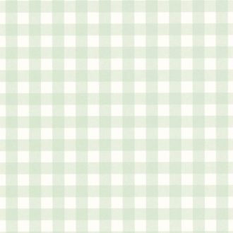   Friss és trendi gingham kockás természetes szövetminta krémfehér vízzöld és zöld tónus tapéta