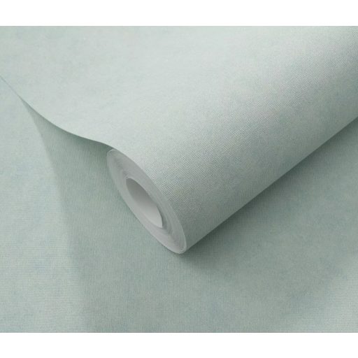 Elegancia és finom harmónia - texturált vászonhatású egyszínű minta pasztell menta/halvány türkiz tónus tapéta