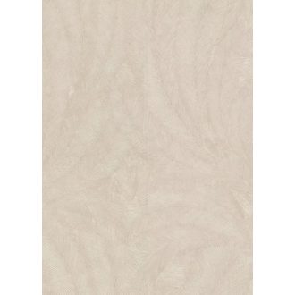   A természet finom motívuma - Hosszú íves tollak 3D rajzolata selymes krémszín meleg bézs gyöngyházfényű árnyalatok tapéta