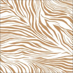   Karakteres dekoráció - Zebra minta/bőr panoráma megjelenítésben "M" méret fehér és bézs tónus falpanel