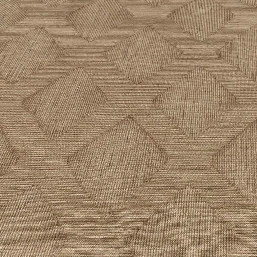 Rombusz és halszálka mintázat találkozása - texturált geometriai elegancia aranybarna karamell homokszín és mézbarna tónus tapéta