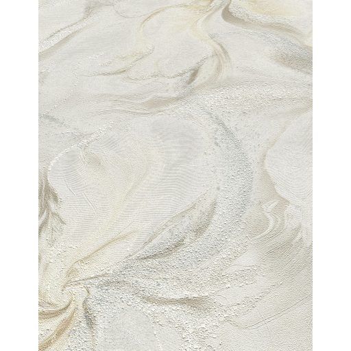 Szinte láthatatlan finoman rajzolt akvarell virág/szirom motívum krémfehér bézs és pezsgőszín tónus csiilogó hatás tapéta