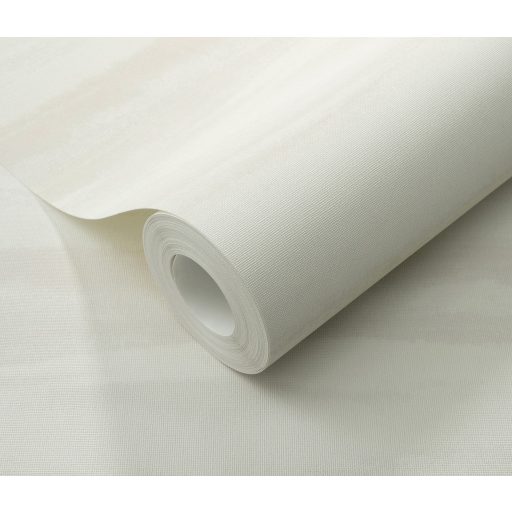 Tengerparti homok hullámzását idéző enyhén vízszintesen hullámos minta világos bézs és törtfehér tónus tapéta