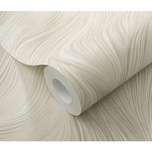 Természetes légies mozgás ritka szépen megörökített pillanata bézs krém/krémszürke és gyöngyház tónus fémes hatás tapéta