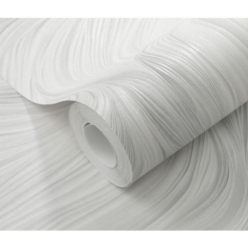 Természetes légies mozgás ritka szépen megörökített pillanata fehér ezüstös-szürke és gyöngyház tónus fémes hatás tapéta