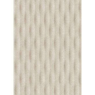   Hullámok organikus ritmusban természetes háromdimenziós minta krém vajszín homokbarna és bézs tónus tapéta