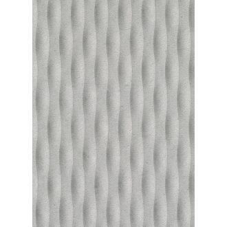   Hullámok organikus ritmusban természetes háromdimenziós minta meleg szürke hamuszürke és bézses-szürke tónus tapéta