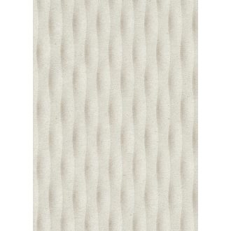   Hullámok organikus ritmusban természetes háromdimenziós minta törtfehér bézs és szürkésbézs tónus tapéta