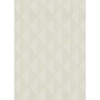   Változatos szőtt textúrájú rombuszokból épülő geometriai minta tejeskávé krémszín és elefántcsont tónus tapéta