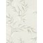 Légies elegancia vászon struktúra és áttetsző levélábrázolás törtfehér pasztell zöld bézs és szürke tónus finom fény tapéta
