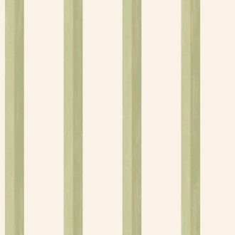   Kéttónusú vonalazású arany díszítésű izgalmas csíkos minta krémfehér mohazöld világoszöld és arany tónus tapéta