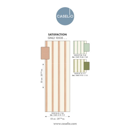 Kéttónusú vonalazású arany díszítésű izgalmas csíkos minta krémfehér mohazöld világoszöld és arany tónus tapéta