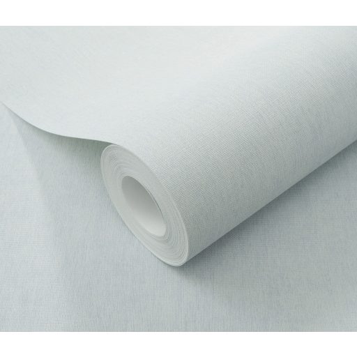 Finom és természetes vászonstruktúra egyszínű minta halványkék/jégkék/világos porcelánkék tónus tapéta