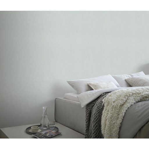 Finom és természetes vászonstruktúra egyszínű minta halványkék/jégkék/világos porcelánkék tónus tapéta