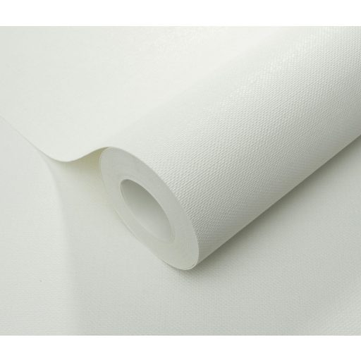 Homogén és részletgazdag egyszínű keresztirányú szövésminta fehér tónus tapéta