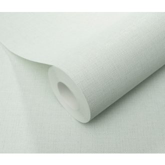   Homogén és részletgazdag egyszínű keresztirányú szövésminta halvány zöldes-türkizes tónus tapéta