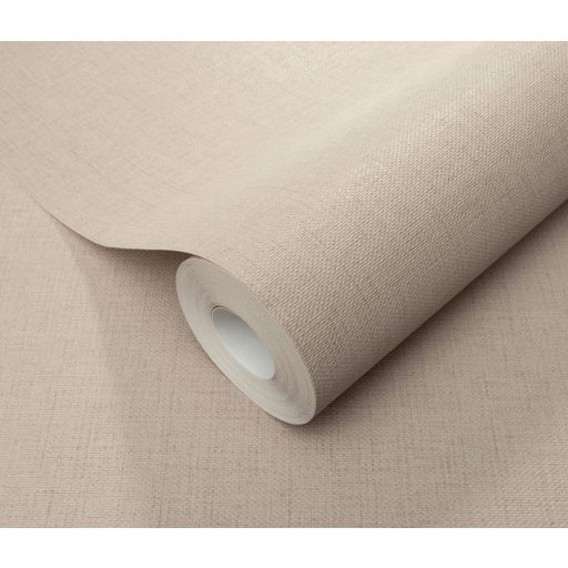 Homogén és részletgazdag egyszínű keresztirányú szövésminta szürkésbézs/kakaóbarna/tejeskávé tónus tapéta