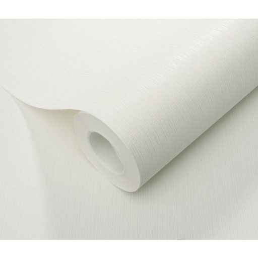 Finom függőleges vonalvezetésű barázdák - egyszínű texturált minta fehér tónus finom fény tapéta