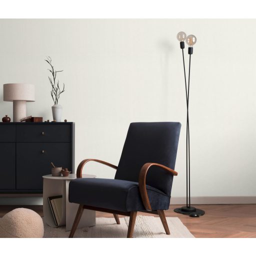 Finom függőleges vonalvezetésű barázdák - egyszínű texturált minta fehér tónus finom fény tapéta