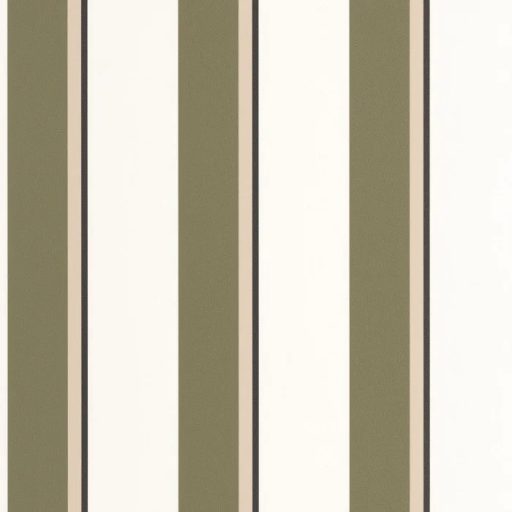 Modern és stílusos három árnyalatot kombináló 3D csíkos minta fehér khakizöld bézs és sötétbarna tónus tapéta