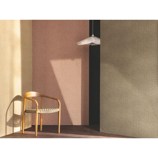 Természetes és tökéletes raffia textúra egyszínű minta mogyoróbarna tónus tapéta