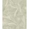 Anyagában mintás "szinte álcázott" természetes és változatos levélminta zsályazöld és krémfehér tónus tapéta