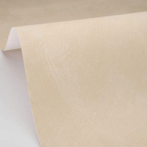 Mediterrán az ásványi anyag ihlette dörzsölt mészfesztés egyszínű minta krémes bézs-barna/latte tónus tapéta