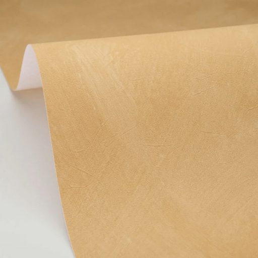 Mediterrán az ásványi anyag ihlette dörzsölt mészfesztés egyszínű minta napsárga - mustársárga és aranybézs közötti tónus tapéta