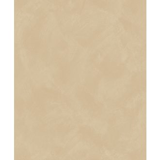   Mediterrán az ásványi anyag ihlette dörzsölt mészfesztés egyszínű minta pezsgőszín - vajszín és aranyos bézs közötti tónus tapéta