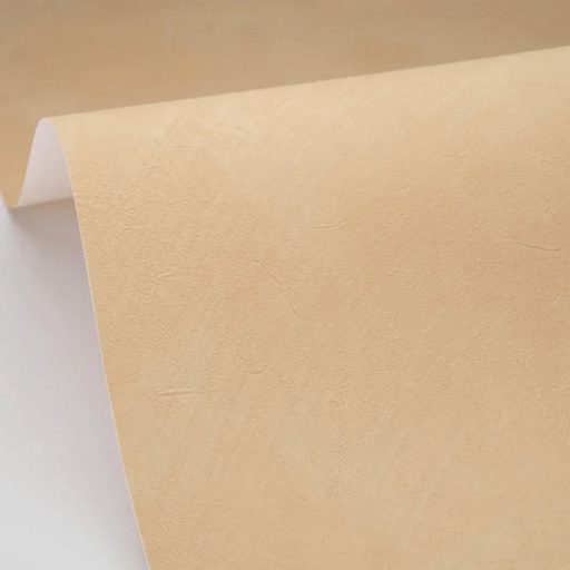 Mediterrán az ásványi anyag ihlette dörzsölt mészfesztés egyszínű minta pezsgőszín - vajszín és aranyos bézs közötti tónus tapéta