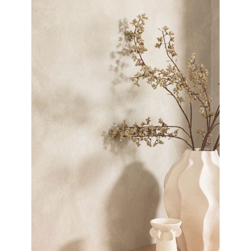 Mediterrán az ásványi anyag ihlette dörzsölt mészfesztés egyszínű minta meleg szürkésbarna tónus tapéta