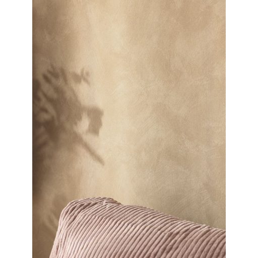 Mediterrán az ásványi anyag ihlette dörzsölt mészfesztés egyszínű minta bézs-barna - karamellbarna és homokbézs közötti tónus tapéta