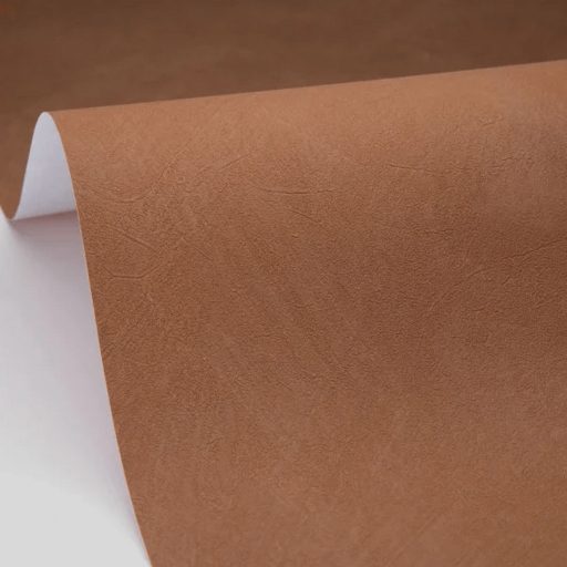 Mediterrán az ásványi anyag ihlette dörzsölt mészfesztés egyszínű minta fűszeres telt terrakotta - vörös és a barna keveréke tónus tapéta