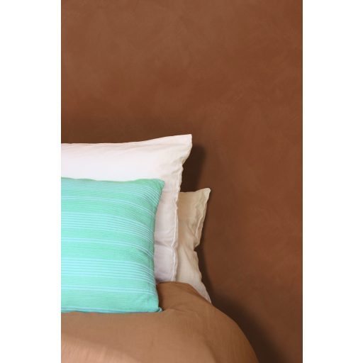 Mediterrán az ásványi anyag ihlette dörzsölt mészfesztés egyszínű minta fűszeres telt terrakotta - vörös és a barna keveréke tónus tapéta