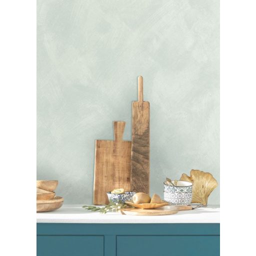 Mediterrán az ásványi anyag ihlette dörzsölt mészfesztés egyszínű minta finom füstkék tónus tapéta