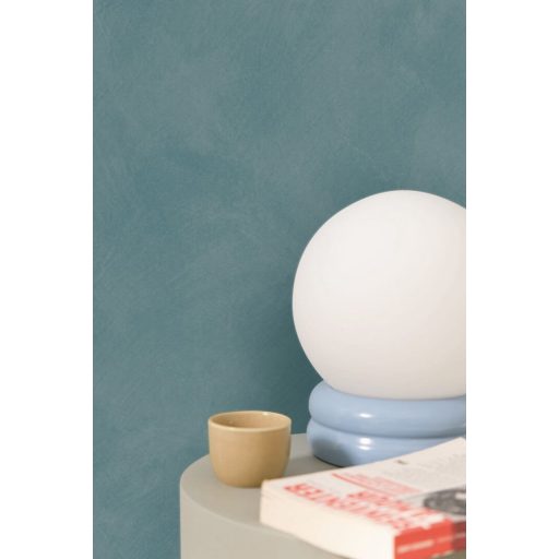 Mediterrán az ásványi anyag ihlette dörzsölt mészfesztés egyszínű minta farmerkék/sötét füstkék tónus tapéta