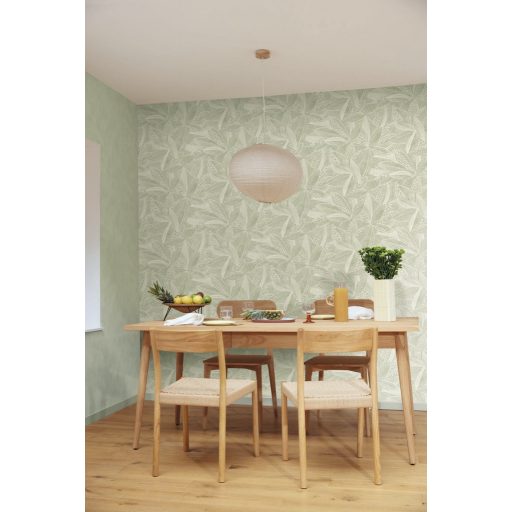 Mediterrán az ásványi anyag ihlette dörzsölt mészfesztés egyszínű minta vízzöld tónus tapéta