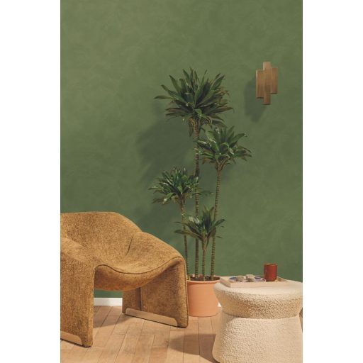 Mediterrán az ásványi anyag ihlette dörzsölt mészfesztés egyszínű minta telt palackzöld tónus tapéta