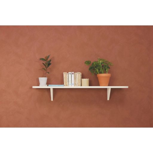 Mediterrán az ásványi anyag ihlette dörzsölt mészfesztés egyszínű minta terrakotta/terravörös tónus tapéta