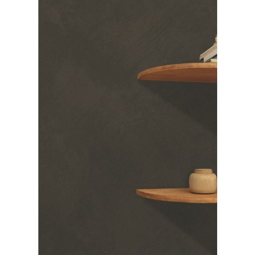 Mediterrán az ásványi anyag ihlette dörzsölt mészfesztés egyszínű minta feketeföld tónus tapéta