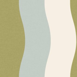   Pszichedelikus hullámfolyam a retro és a béke jegyében zöldalma mentás-vízkék és fehér tónus tapéta