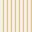 A retro mellé egyenesvonalú elegancia is társul - keskeny csíkozású minta krém/vajszín és aranybarna/mézes mustár tónus tapéta