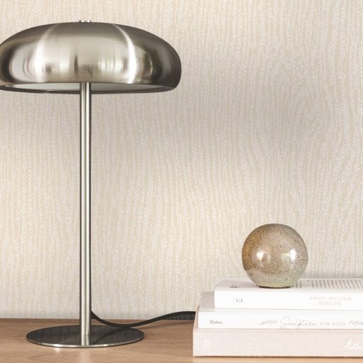 Nemes technika az intarzia világában - Kézműves faberakás minta világos bézs és homokszín tónus tapéta