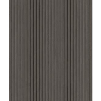   Valódi fa lécek hatását keltő panel mintázat sötétszürke antracit és fekete tónus tapéta