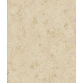   Természetes mész hatású texturált diszkrét fémes minta bézs-karamelles bézs és arany tónus tapéta