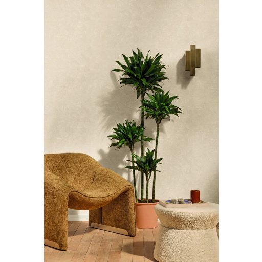 Letisztult geometriai kompozíció poligonok és textúrák változatosságával szürkésbézs bézs törtfehér és szürkésbarna tónus tapéta