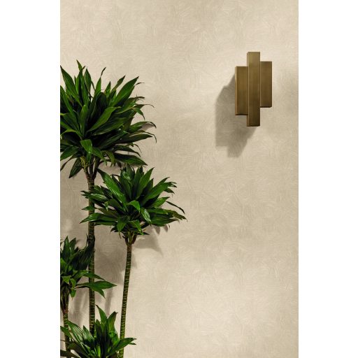 Letisztult geometriai kompozíció poligonok és textúrák változatosságával szürkésbézs bézs törtfehér és szürkésbarna tónus tapéta